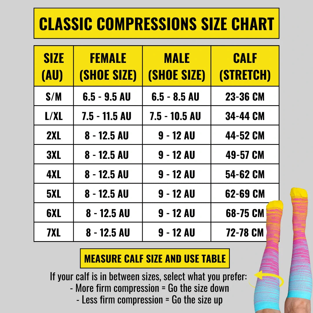 Cirqulate™ Classic Funky Compression Socks