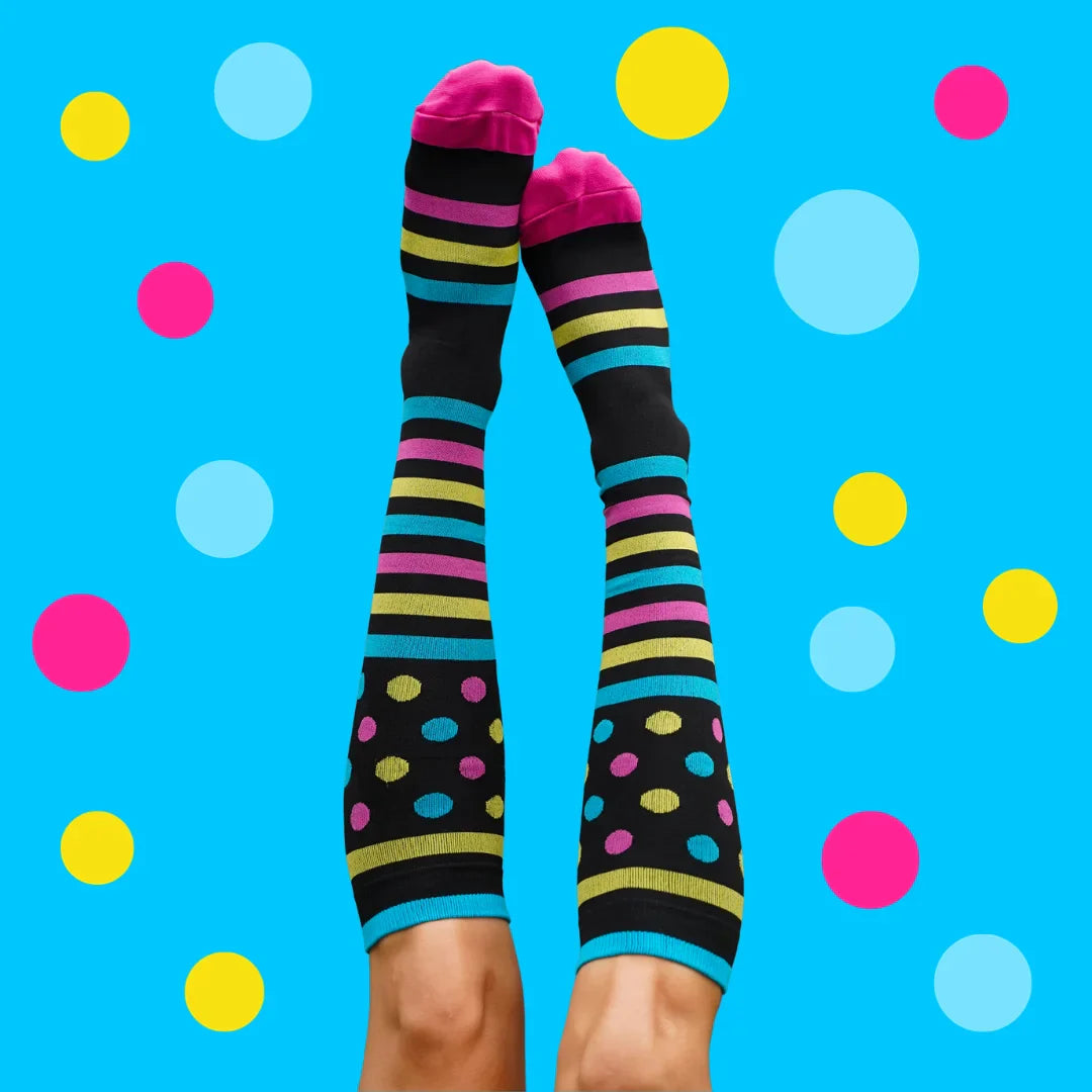 Cirqulate™ Classic Funky Compression Socks